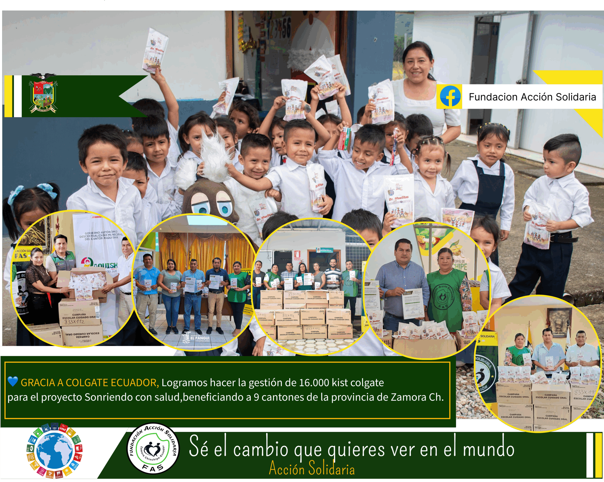 Cooperación Institucional mediante Colgate Ecuador